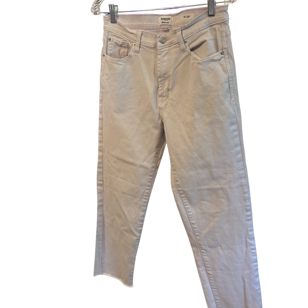 Kensie Cottagecore Straight-Leg Slim Jeans Size 6 Inseam of 28”